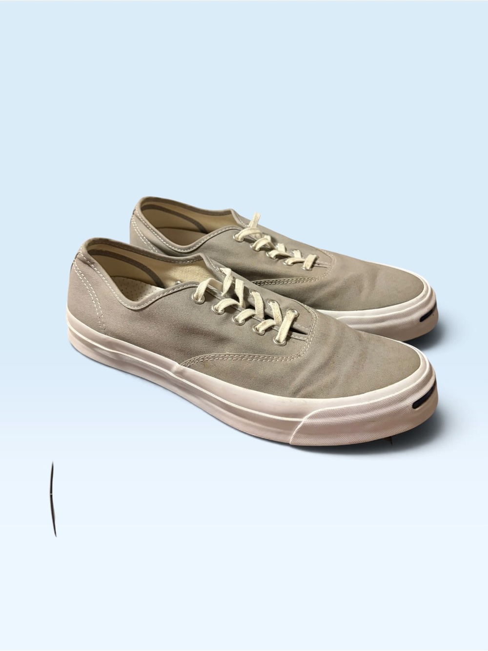 Vintage Jack Purcell Men's Casual Canvas Low-Top Sneakers in Light Taupe